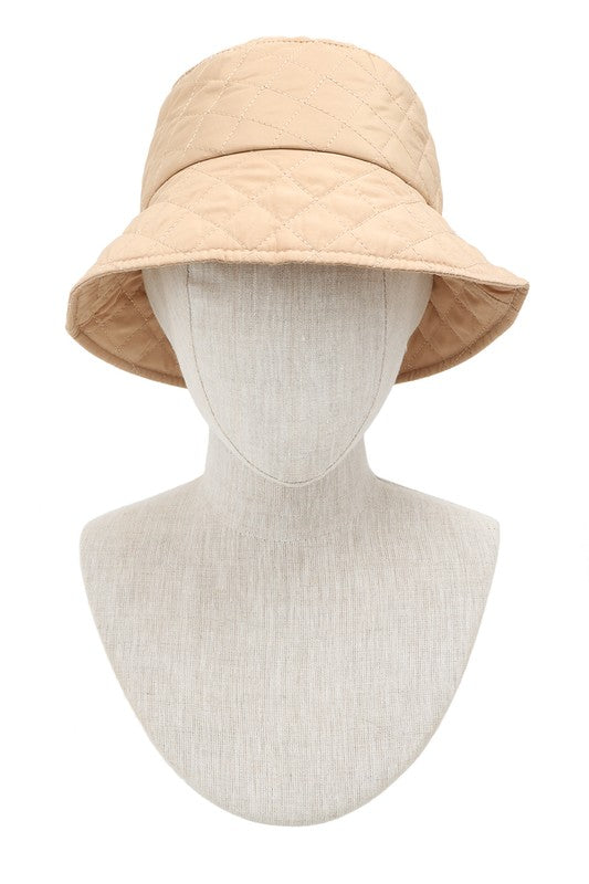 quilted bucket hat
