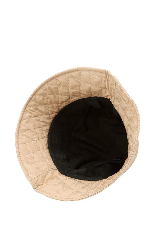quilted bucket hat