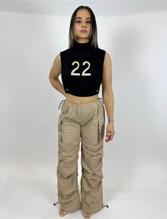 khaki girl cargos