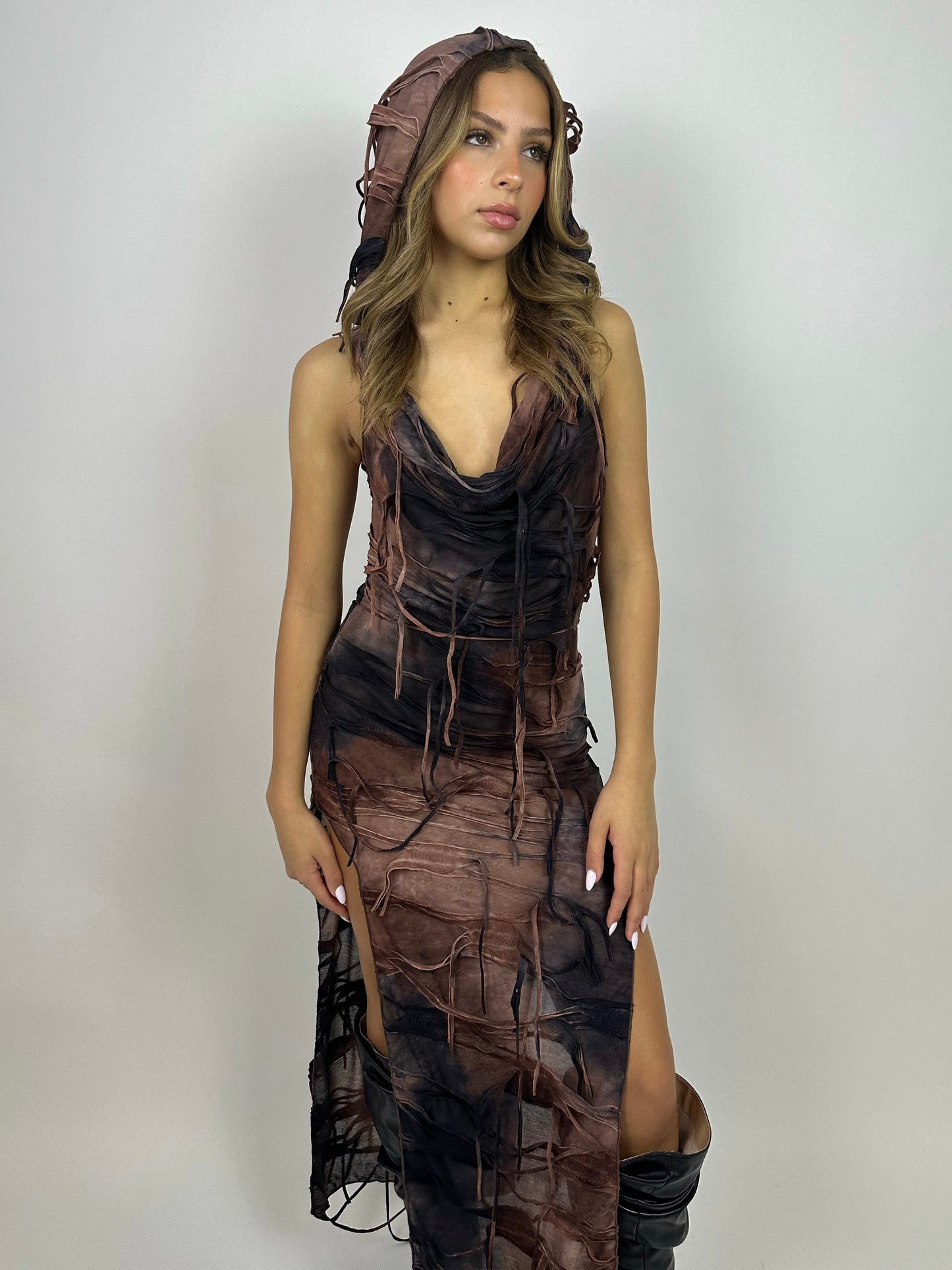 Hooded dress