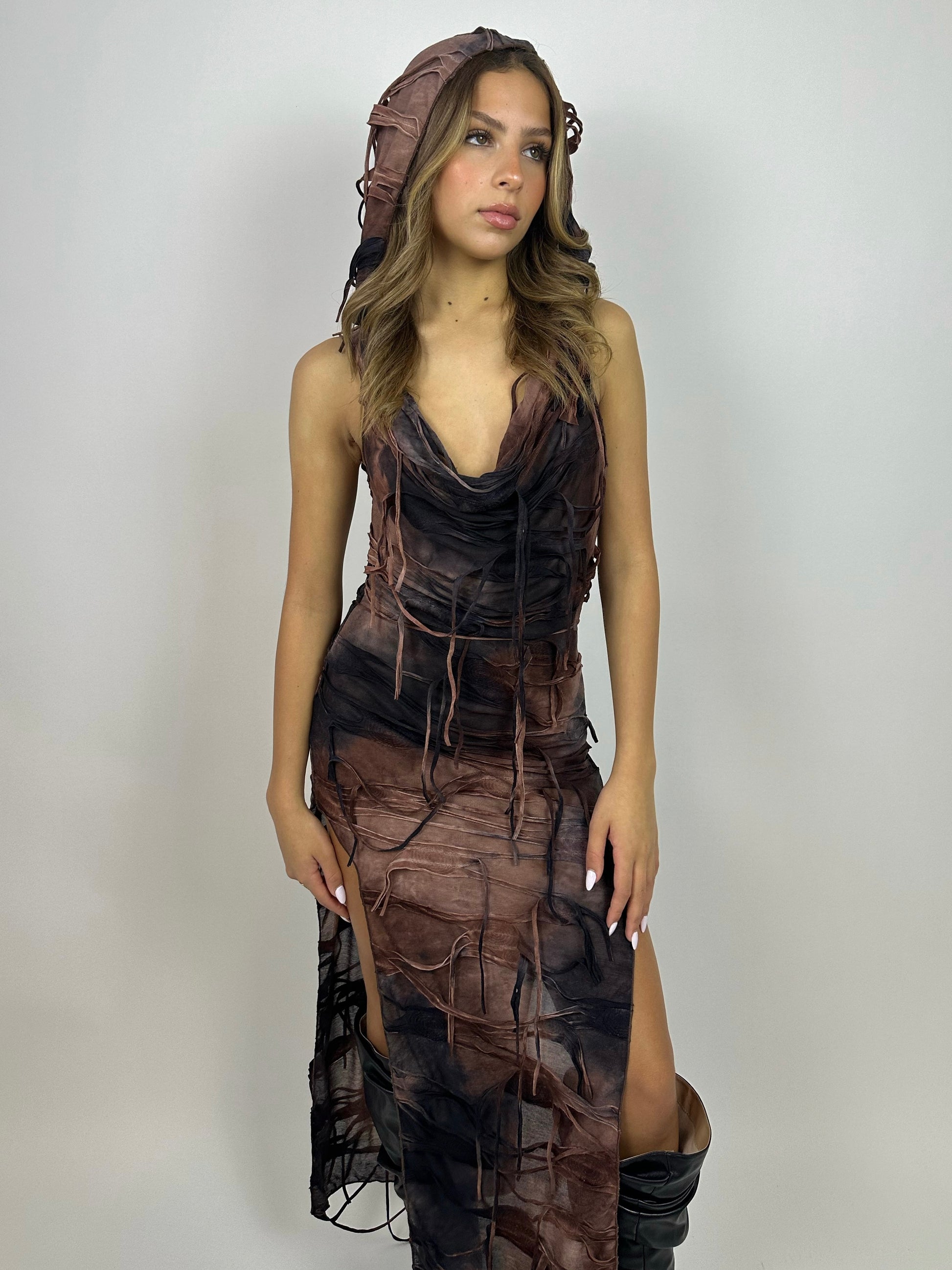 Hooded dress