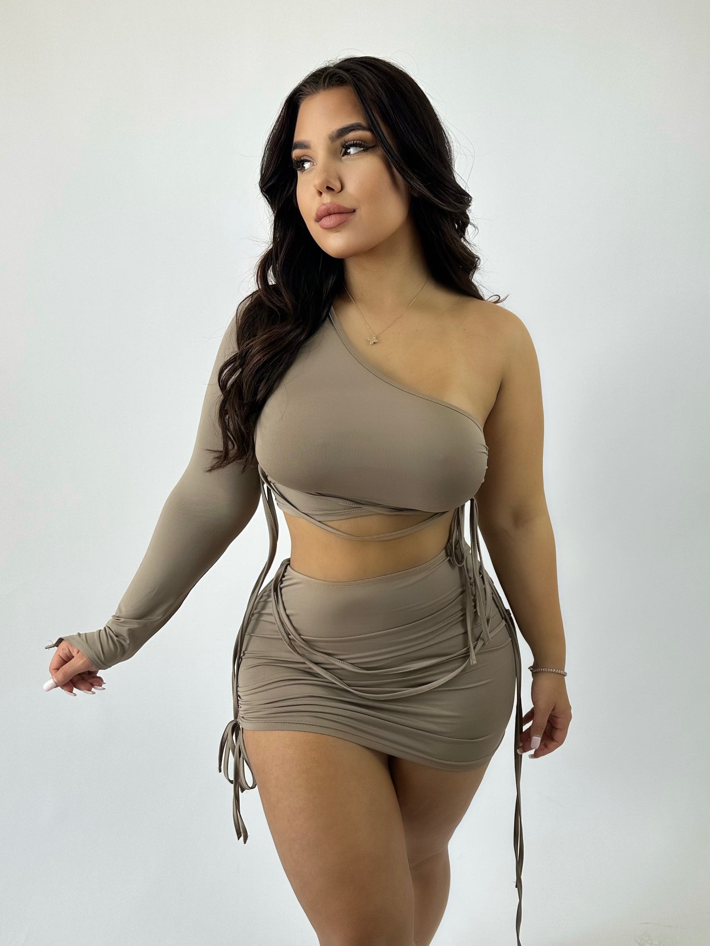 Strappy Skirt Set