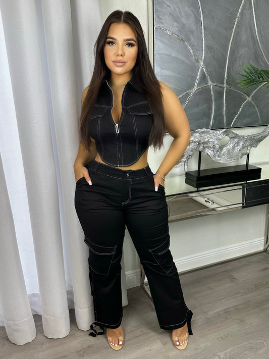 Eva Cargo Pant Set