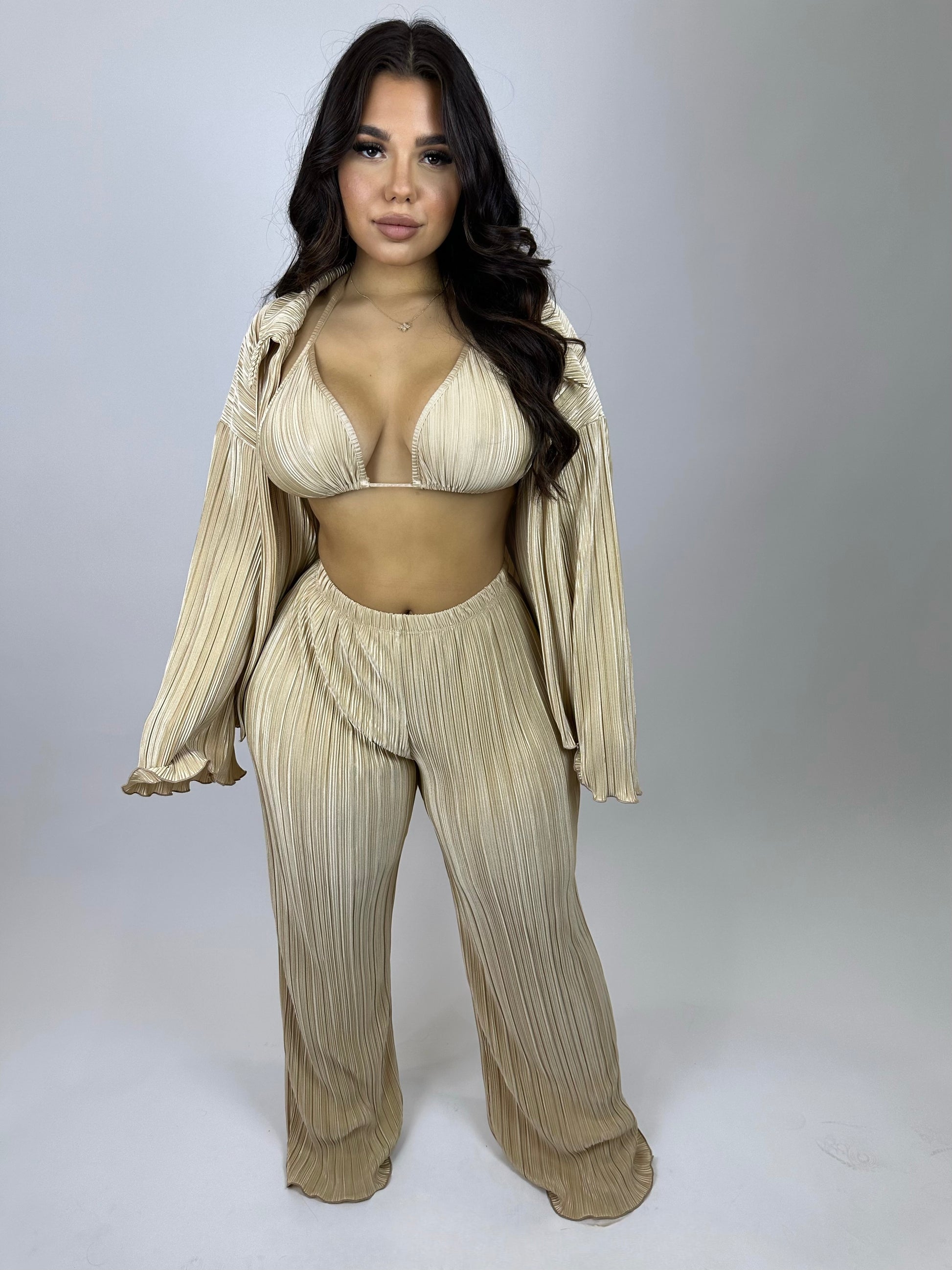 champagne pant set