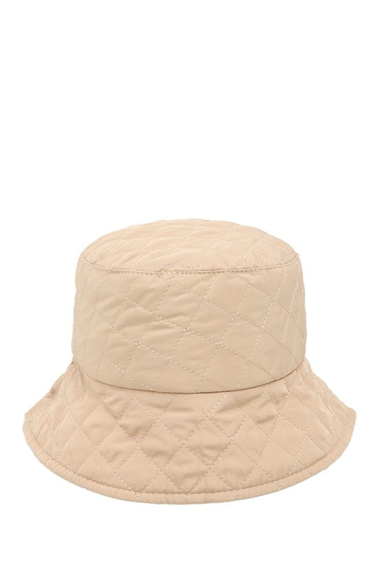 QUILTED bucket hat 
