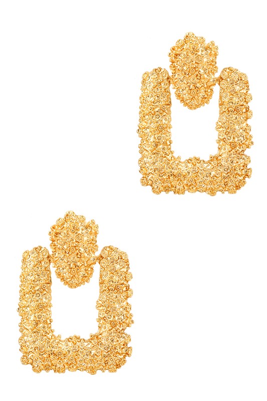 final touch rectagular earring