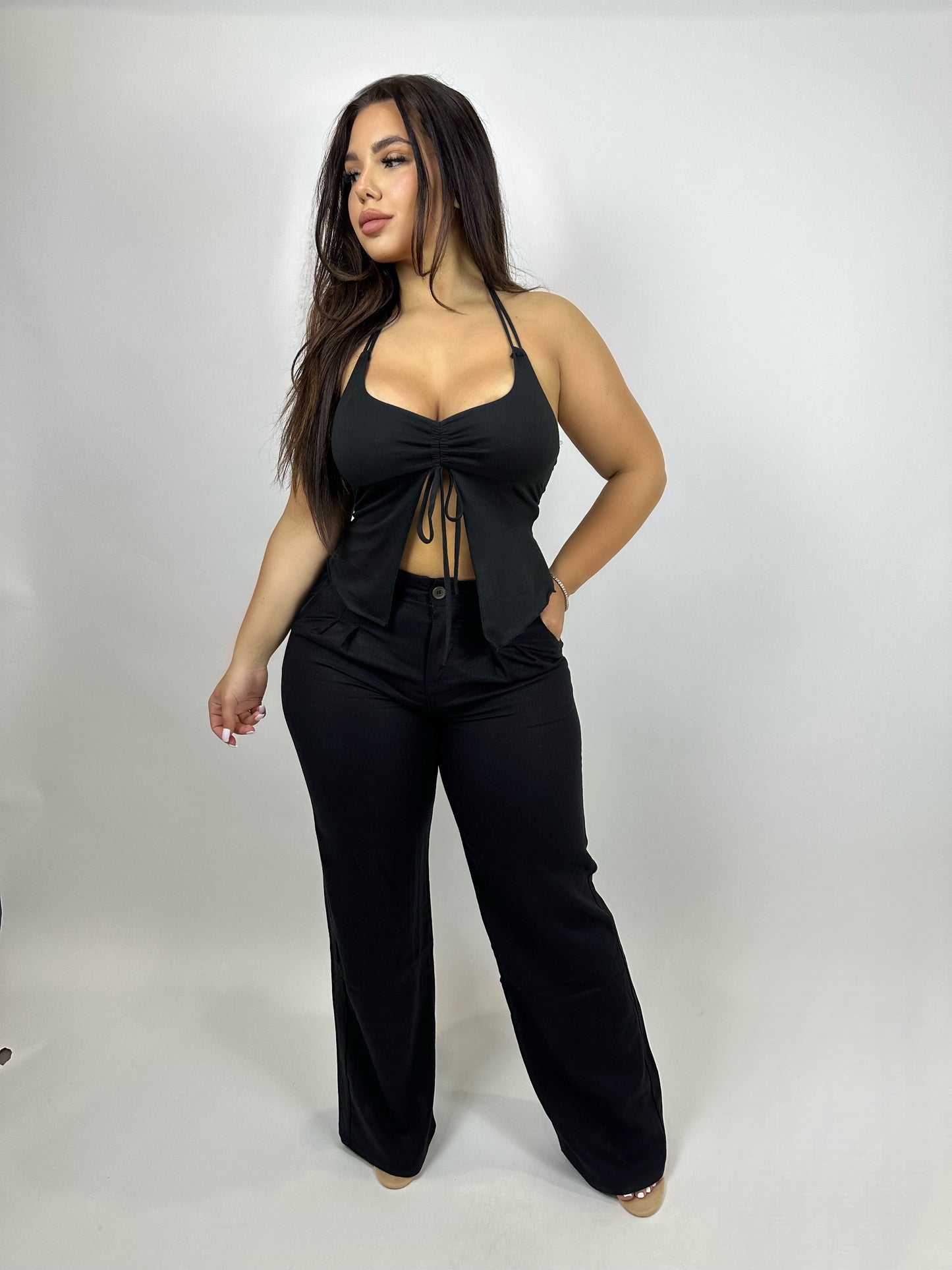 spring linen trpousers